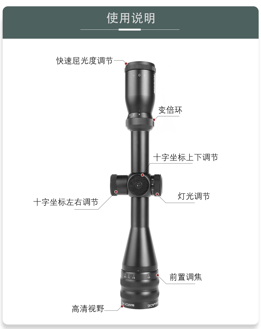 氣炮槍瞄準鏡