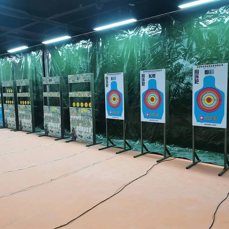 深圳軍博最新推出新款射擊靶牌，游樂聲光電計分復位靶