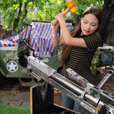 軍博游藝廠家射擊場游樂設備氣炮槍打樣