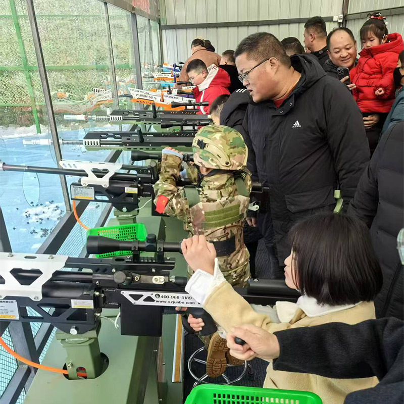 河源東江龍川明星牛仔樂園射擊體驗館_深圳市軍博游藝設備有限公司