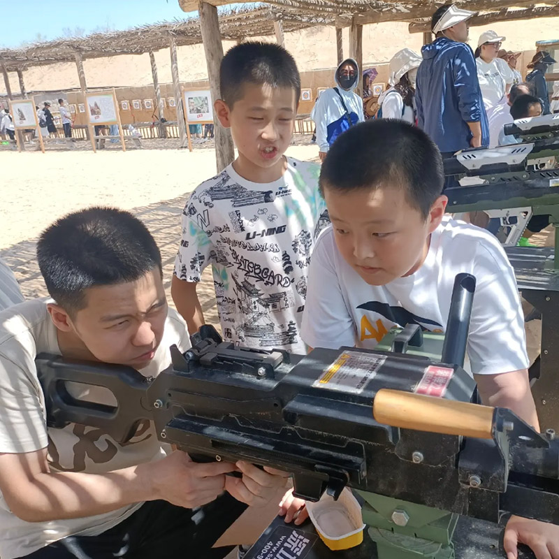 漳平戶外槍林彈雨兒童游樂射擊體驗場案例_深圳市軍博游藝設備有限公司